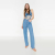 Women Mid-Wash Straight Jeans