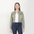Women Washed Button-Down Jacket