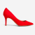 Red Solid Pumps